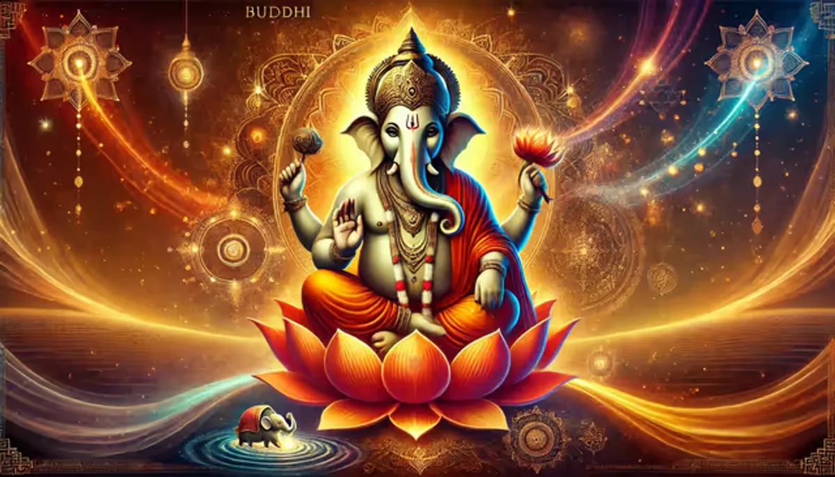 Buddhi as Lord Ganesha: Attaining Enlightenment through Wisdom and Intellectual Clarity