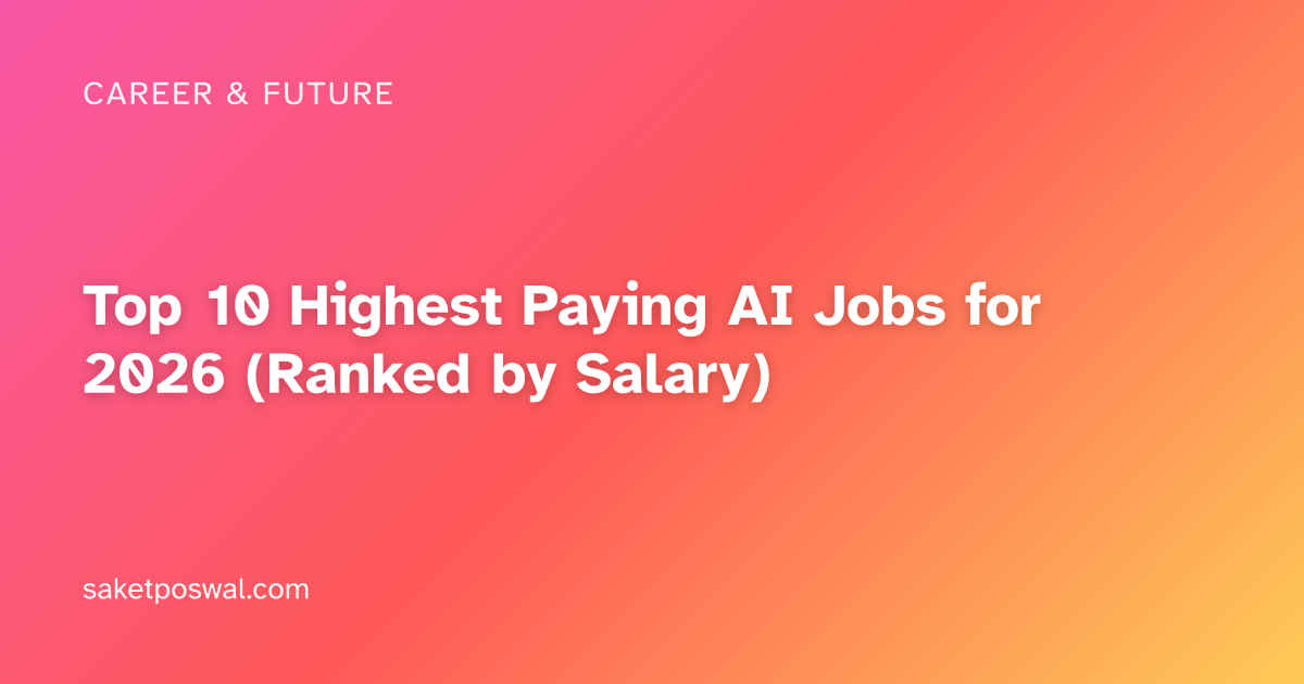 Top 10 Highest Paying AI Jobs for 2026 (Ranked by Salary)