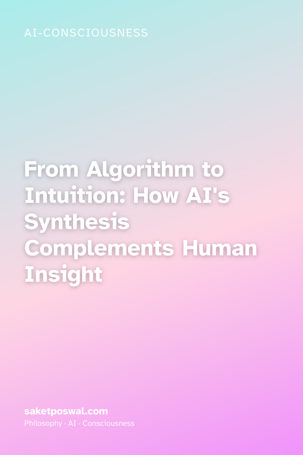 From Algorithm to Intuition: How AI's Synthesis Complements Human Insight