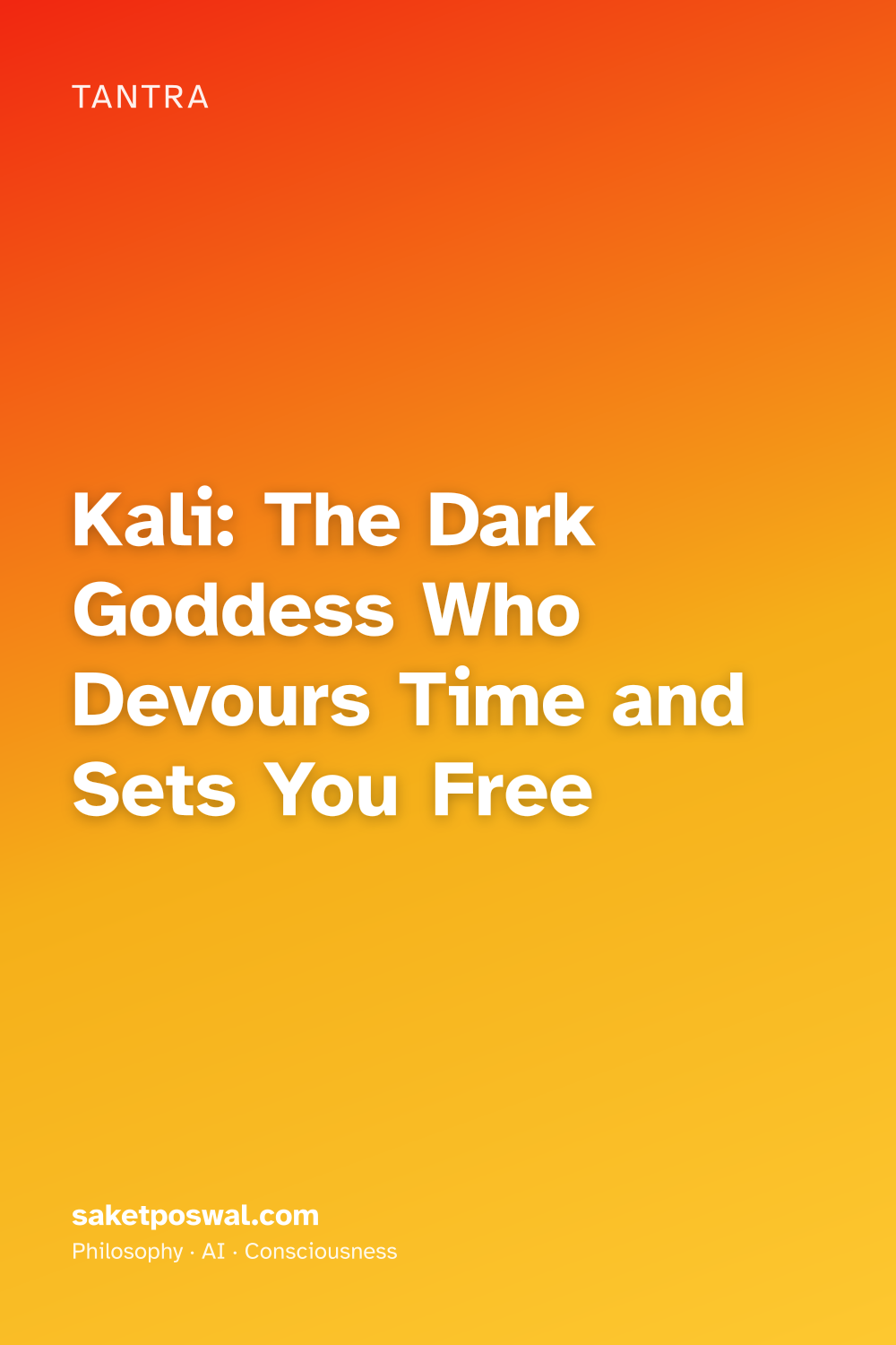 Kali: The Dark Goddess Who Devours Time and Sets You Free